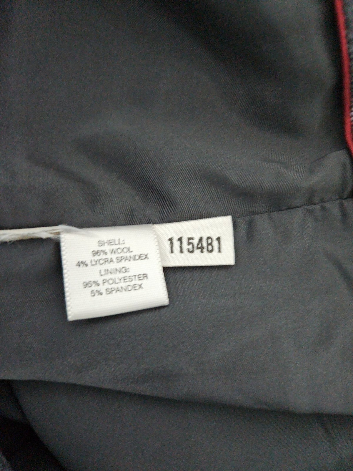 Ann Taylor Gray Pinstripe Wool Stretch Lined Flare Dress Pants 10 (32X32)