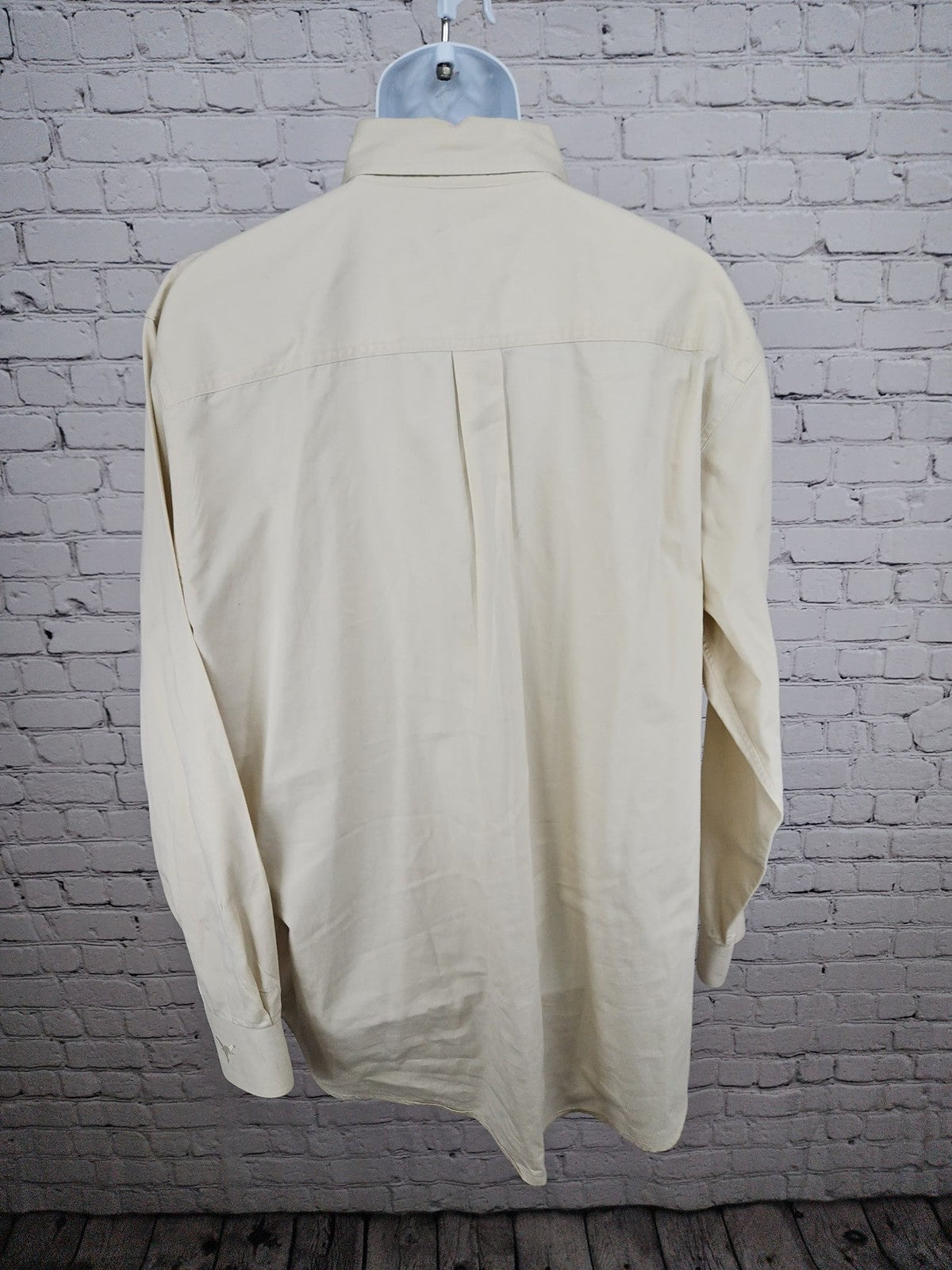 University Co-op Texas Longhorns Cream Button Down Long Sleeve Shirt XXL