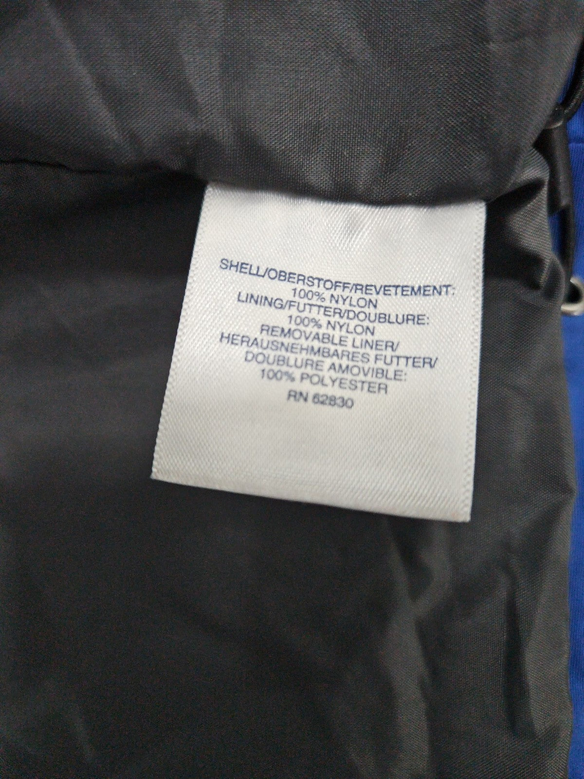 Lands' End Outfitters Avis Budget 3-in-1 Hooded Rain Jacket Blue Gray L