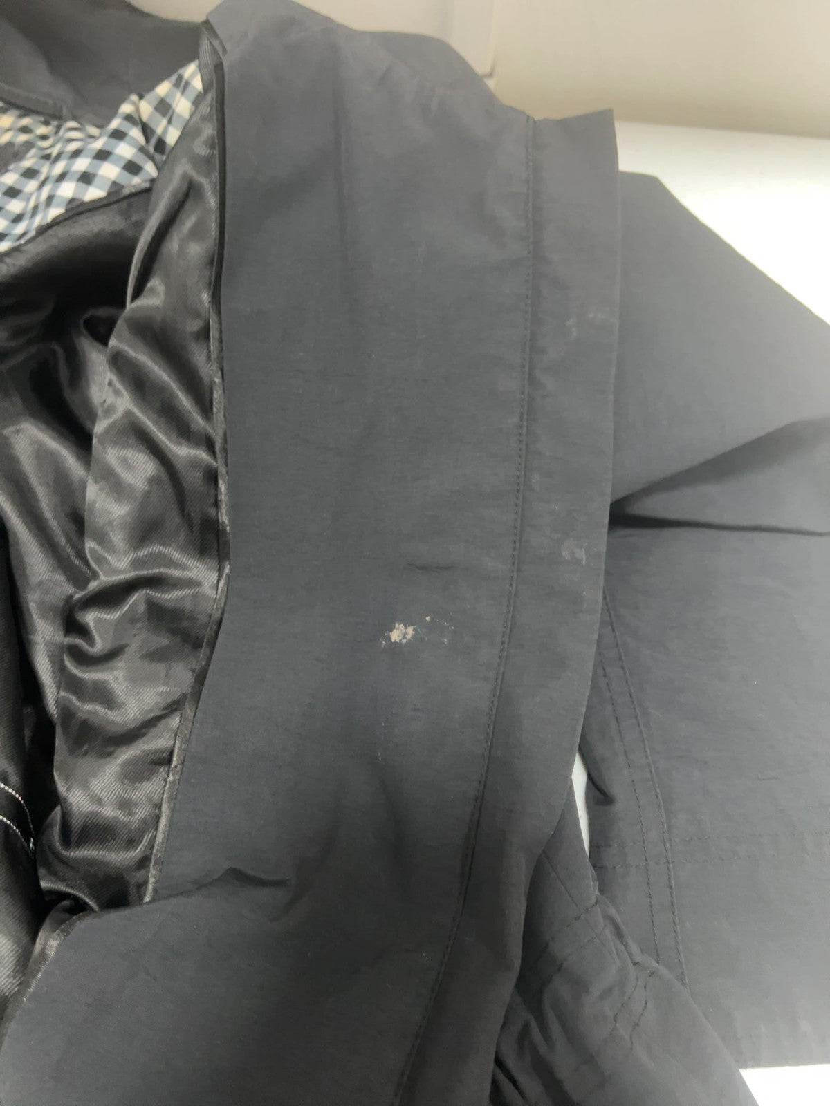Ellen Tracy Black Hooded Drawstring Waist Utility Anorak Jacket Women's 2X