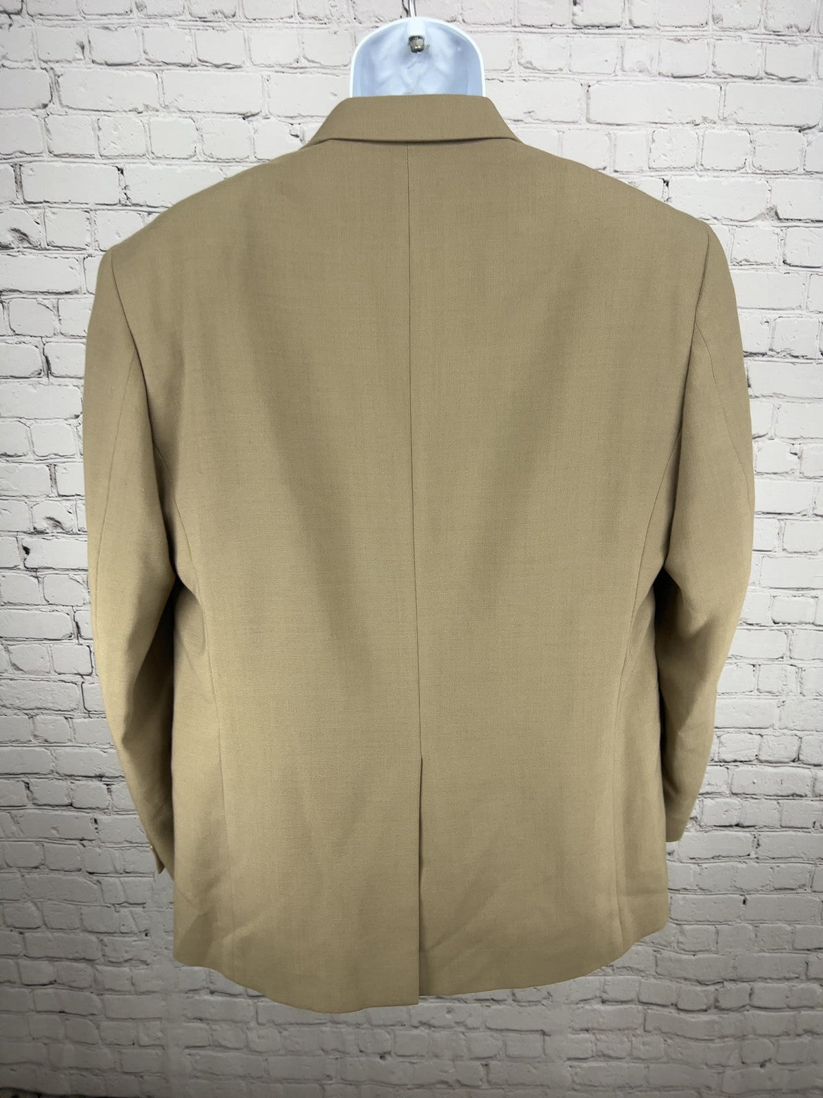 Nicklaus Tan Wool Blend 2 Button Single Vented Notch Blazer Sport Coat 43R