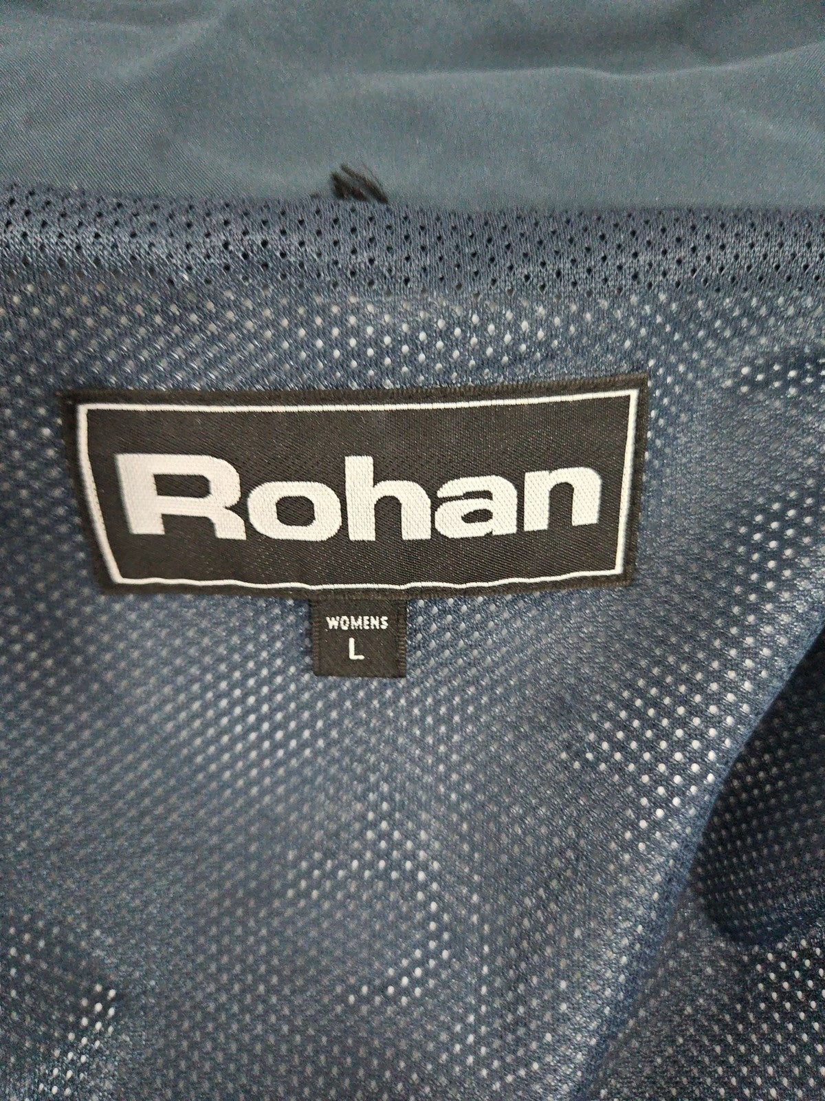 Rohan Axiom II Teal Blue Colorblock Hooded Waterproof Rain Jacket Women's L