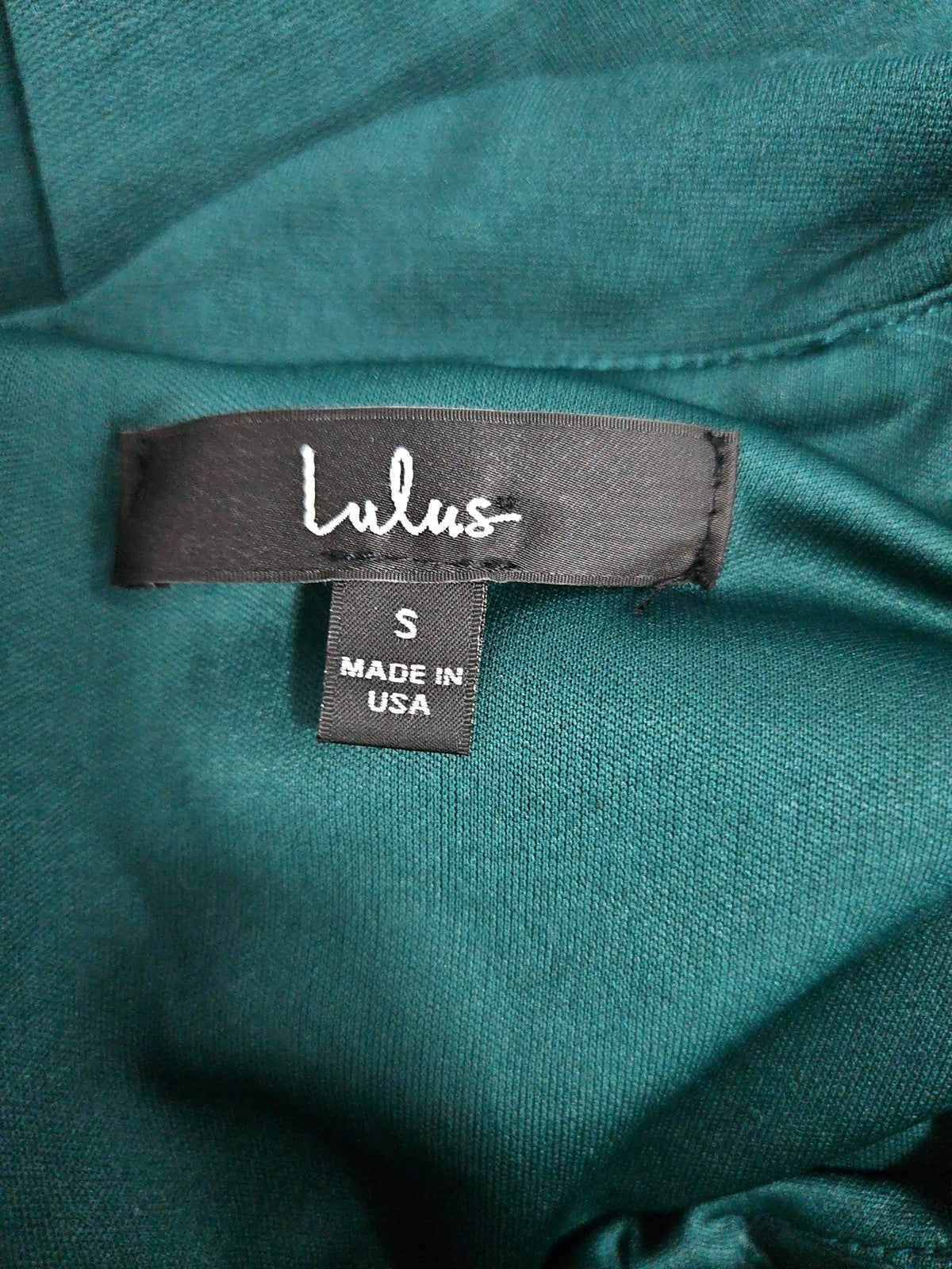 Lulus Emerald Green Off The Shoulder Fit And Flare Lined Mini Dress S