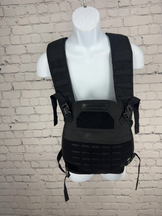 Wolf Tactical Black MOLLE Laser Cut Tactical Baby Carrier 8-33 lb