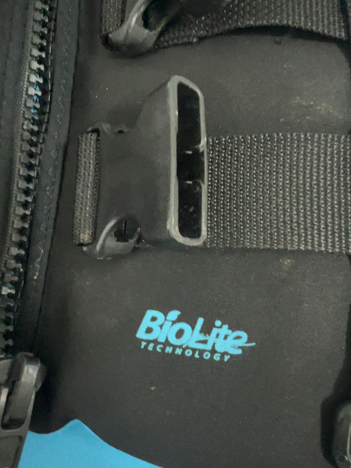 O'Brien Mens Black Blue BioLite USCG Type III Life Jacket Ski Vest Large