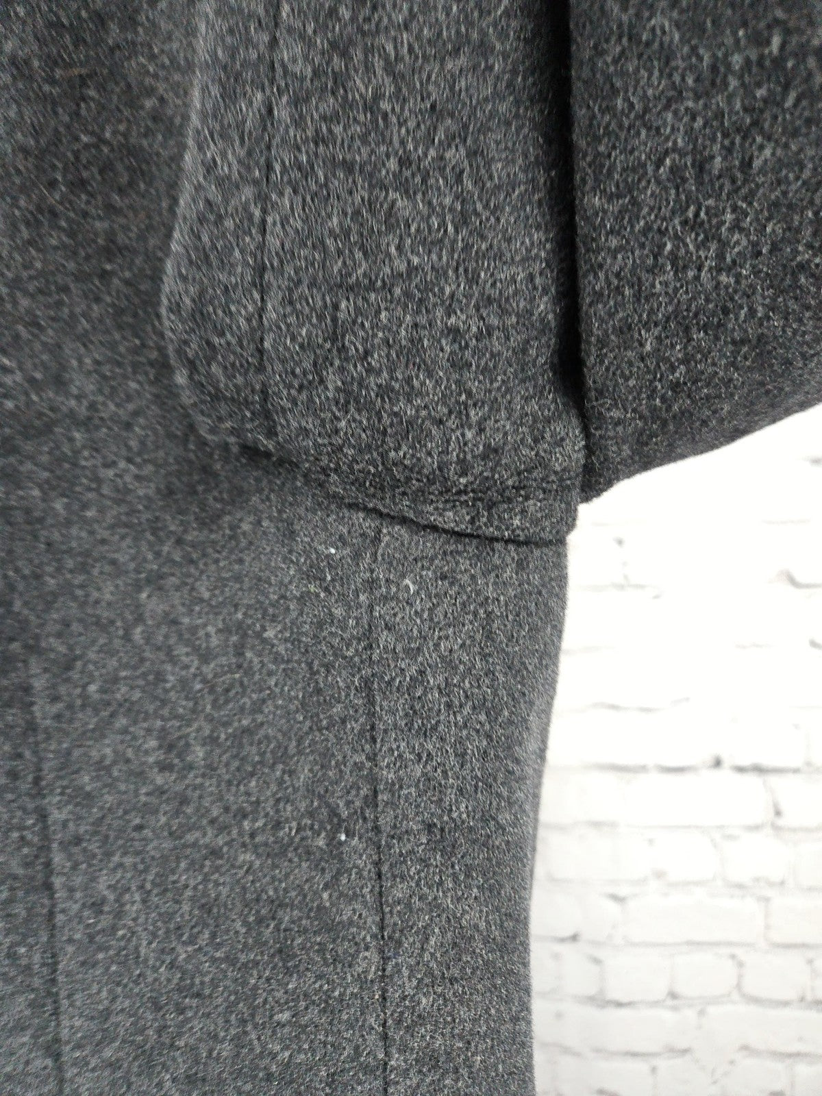 VTG Sullivan Bros Charcoal Gray Cashmere Blend Long Overcoat Top Coat Men's M