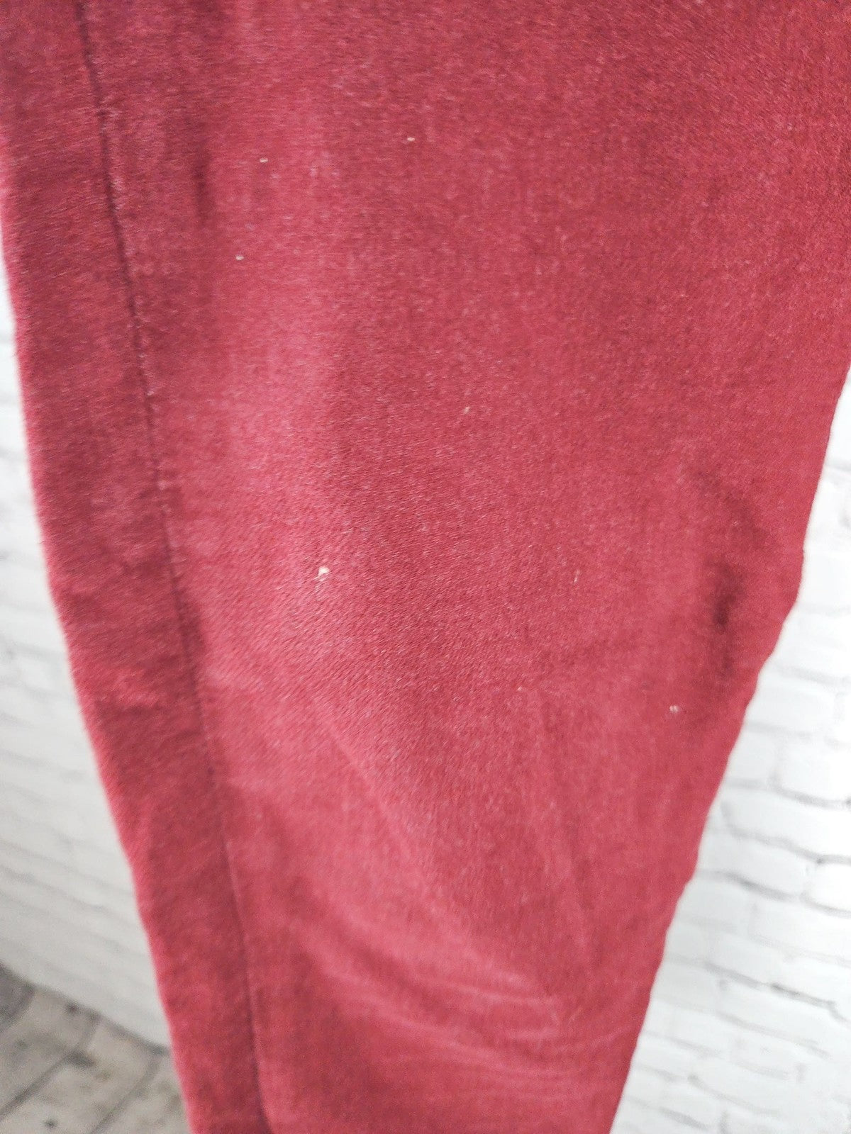 Articles of Society Burgundy Raw Hem Skinny Women's Denim Jeans 27 (28X30)