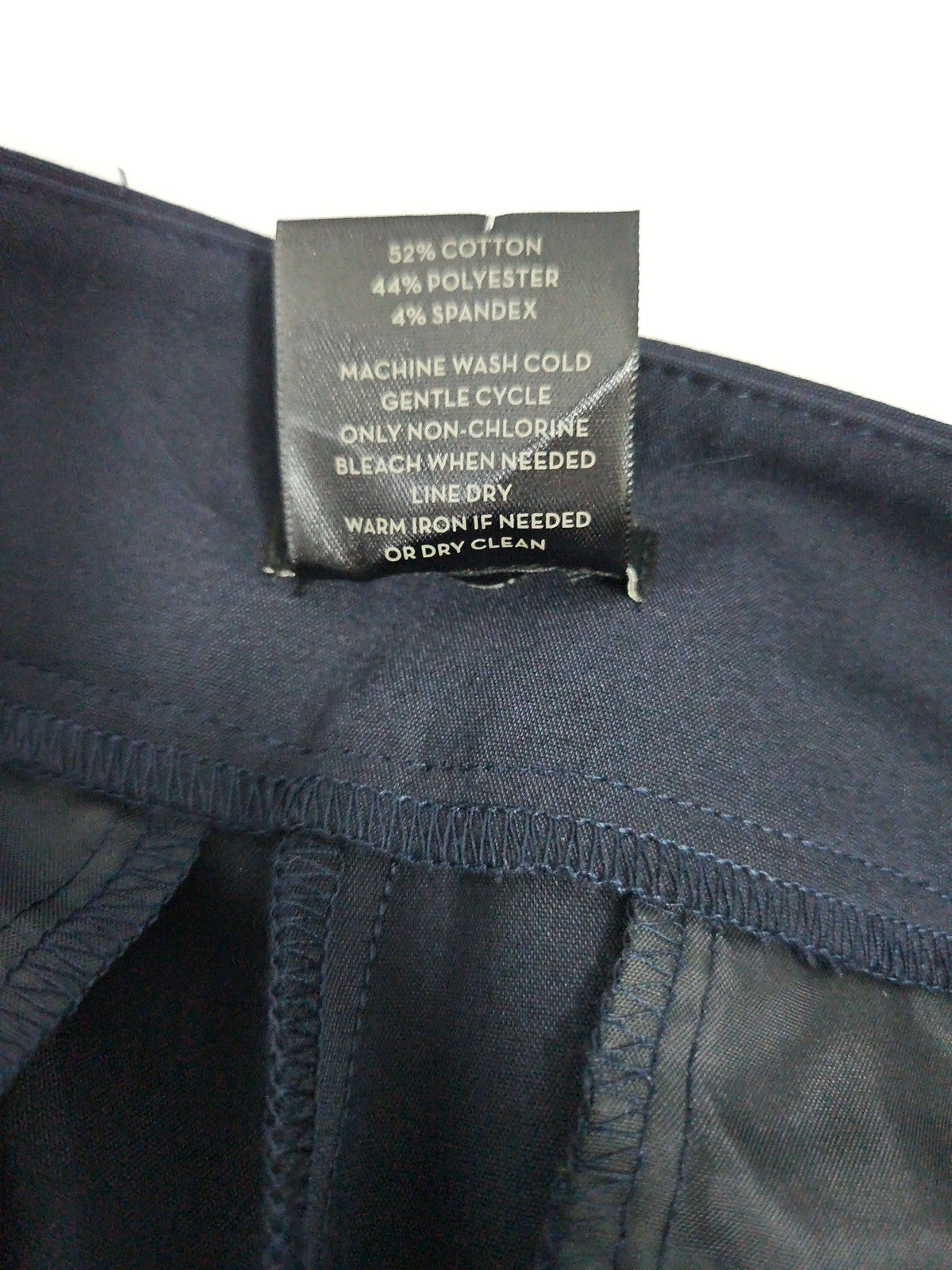 NWT Ann Taylor Factory Navy Curvy Slim Leg Dress Pants Women's 6