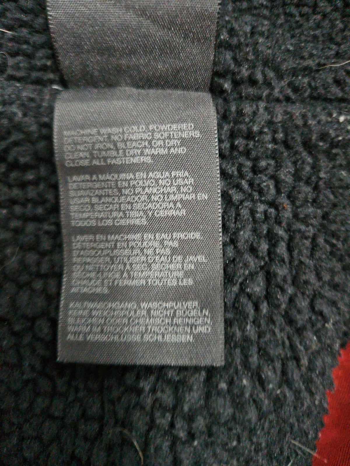Marmot Red Nylon Sherpa Fleece Lined Insulated Full Zip Jacket Men's XL