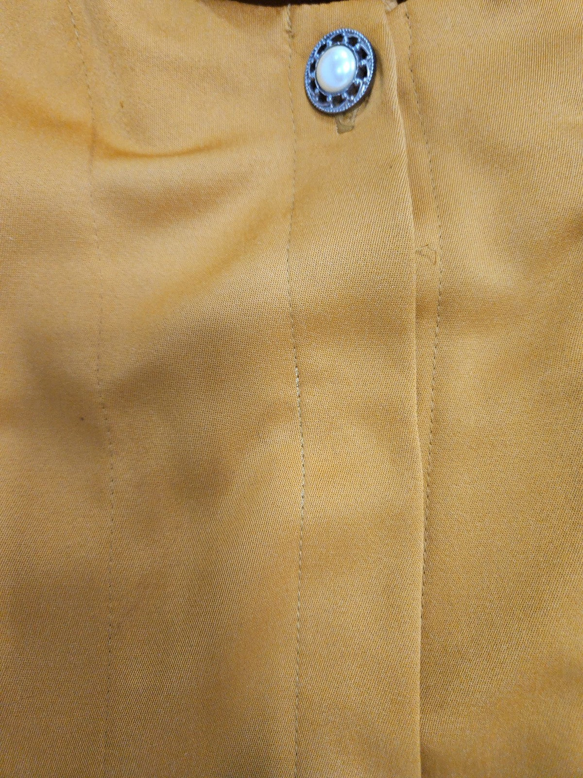 VTG Positive Influence Mustard Dolman Sleeve Belted Midi Dress Women's 16W