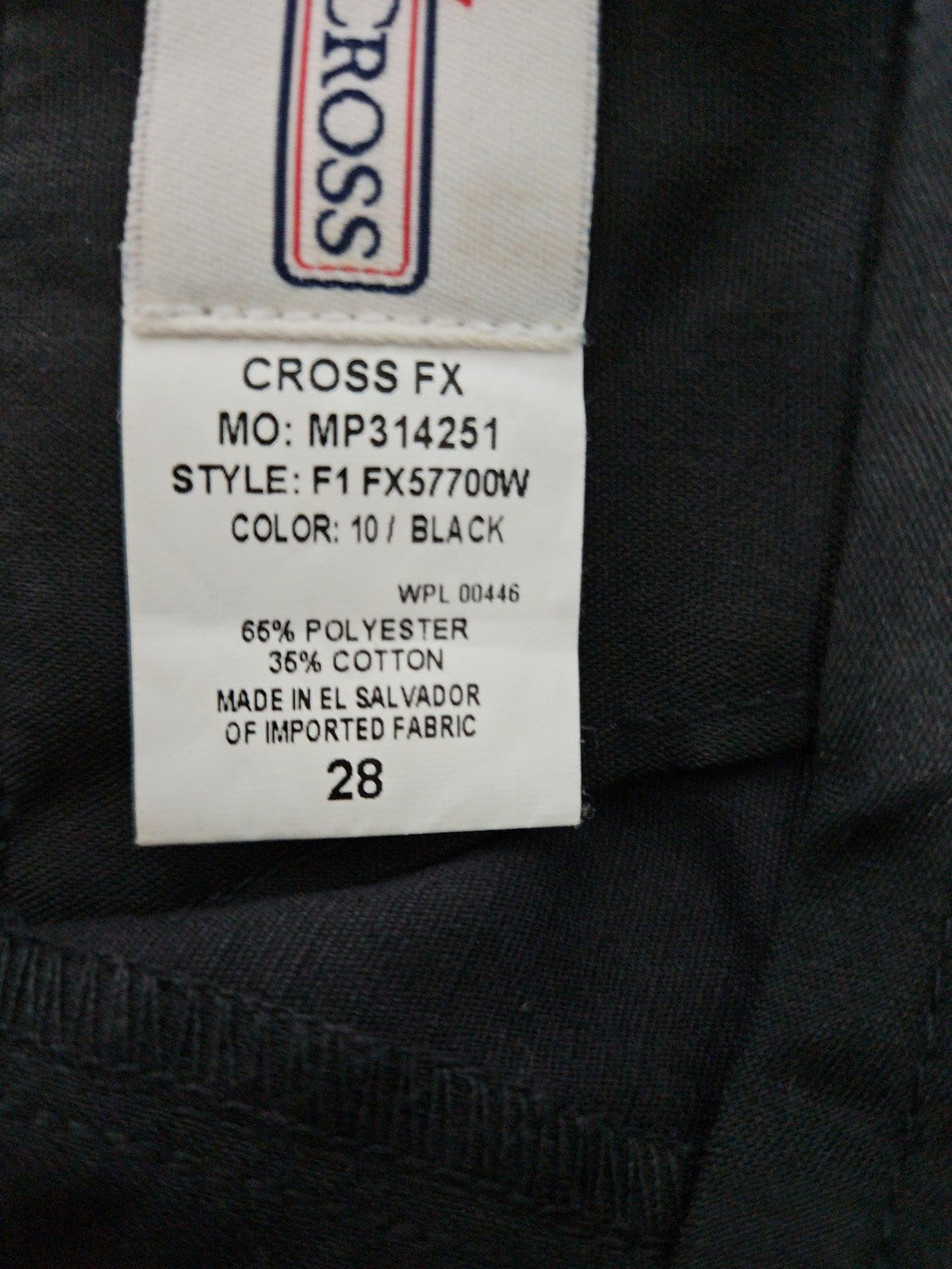 Flying Cross Cross FX Black Women's Cargo Uniform Pants 28 (48X35.5)