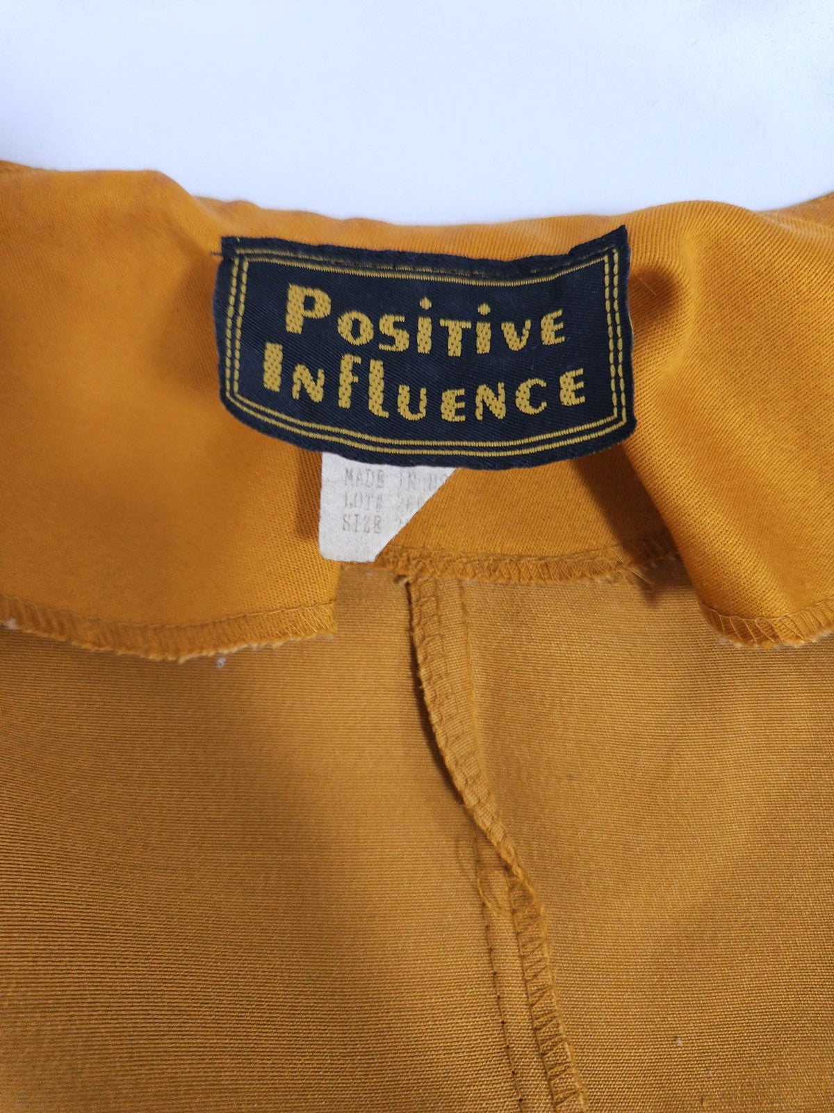 VTG Positive Influence Mustard Dolman Sleeve Belted Midi Dress Women's 16W