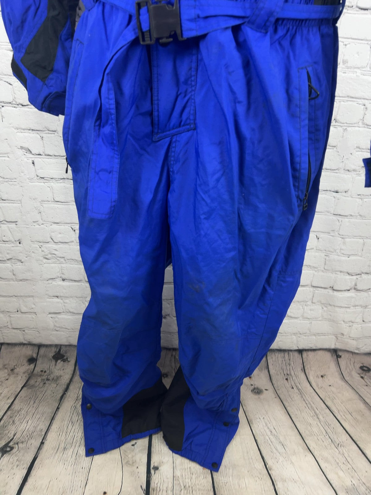 Boulder Gear Blue Gray Thinsulate Insulated One Piece Ski Snowsuit Mens XL