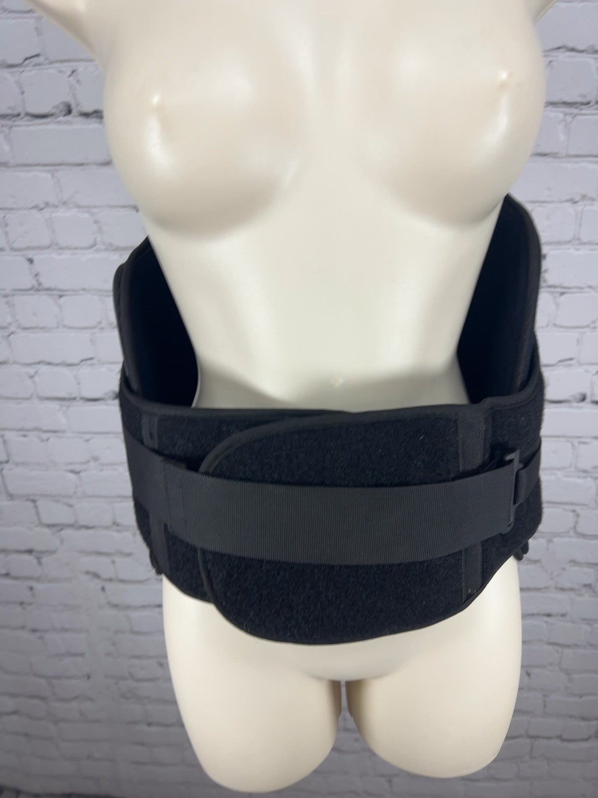 Ninja LSO Black Rigid Lumbar Sacral Orthosis Back Brace Support Adjustable