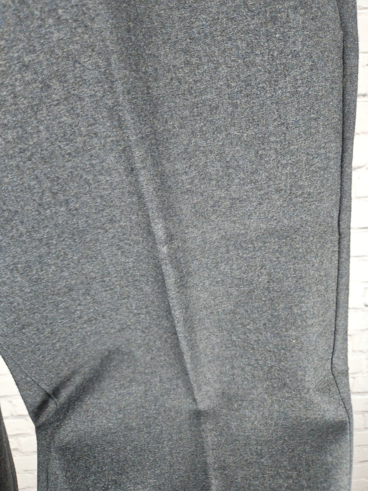 Brooks Brothers Charcoal Gray 100% Wool Flannel Men's Dress Pants 34 (32X30)