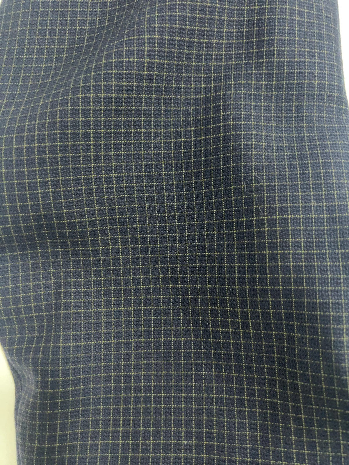 Nautica Navy Check 100% Wool 3 Button Notch Blazer Sport Coat 40R