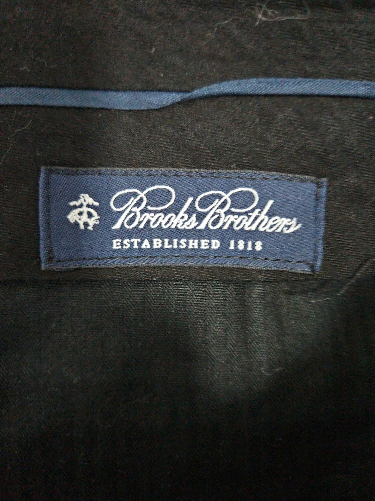 Brooks Brothers Charcoal Gray 100% Wool Flannel Men's Dress Pants 34 (32X30)