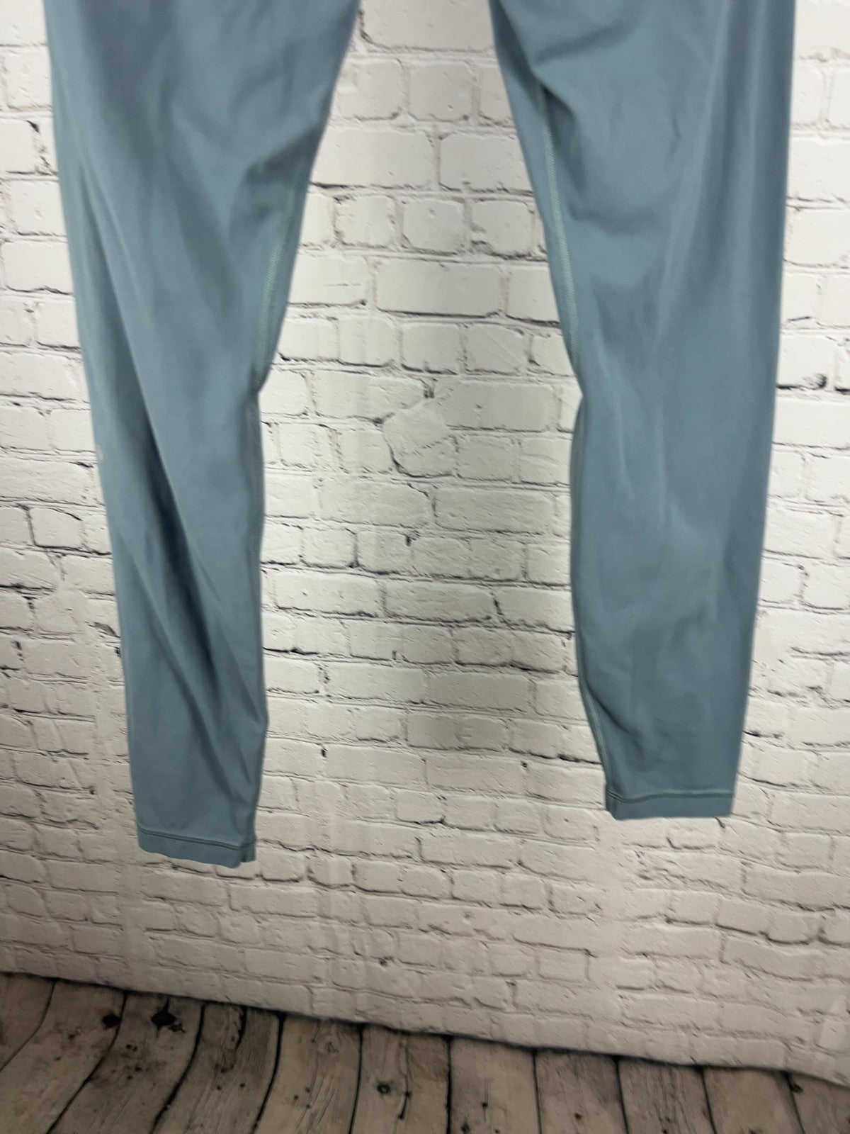 Lululemon Blue Ruched Tie Front High Rise Leggings Women's 12 (29X29)