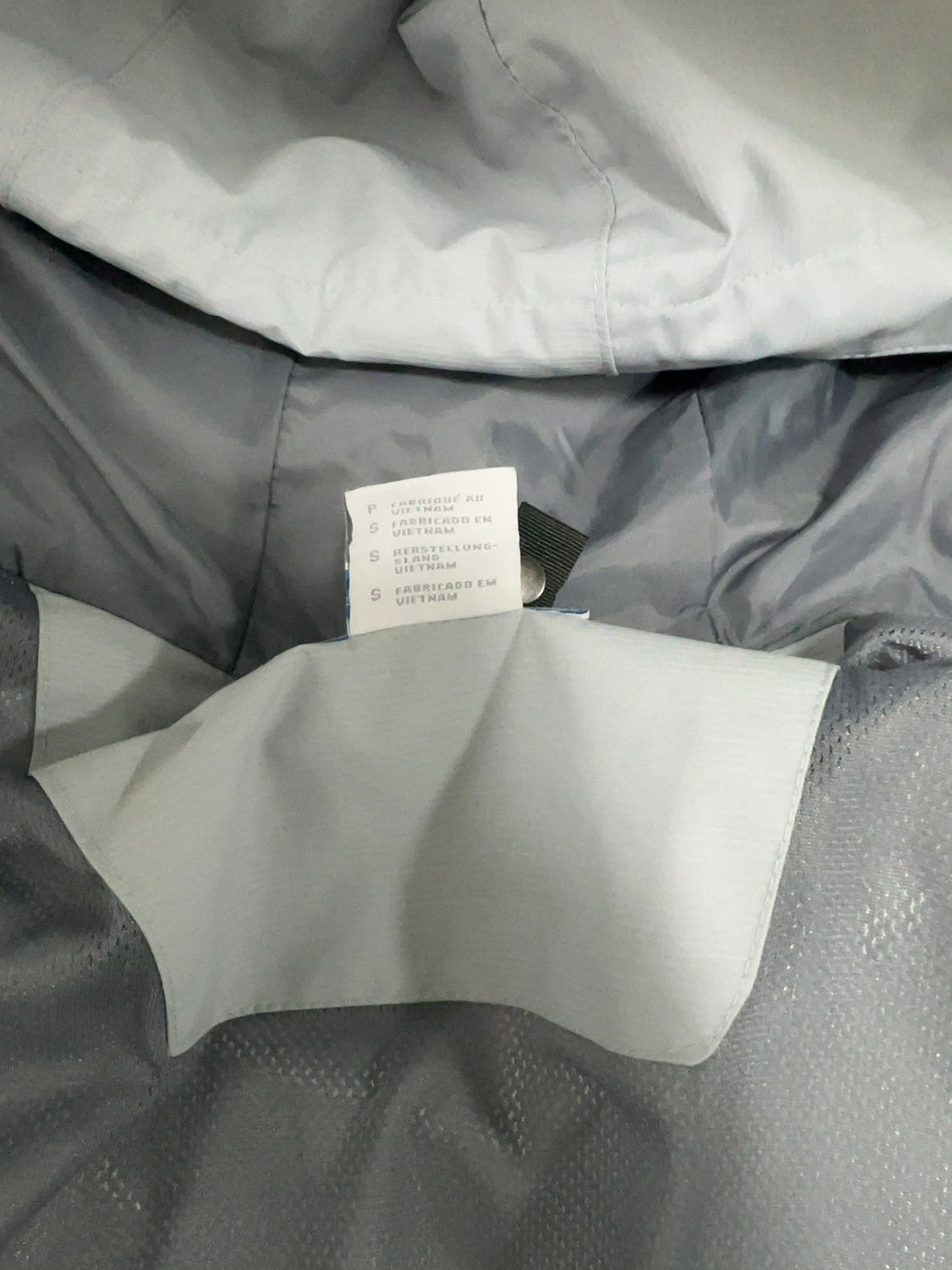 Columbia Interchange Light Gray Omni-Tech Hooded Shell Jacket Women's S