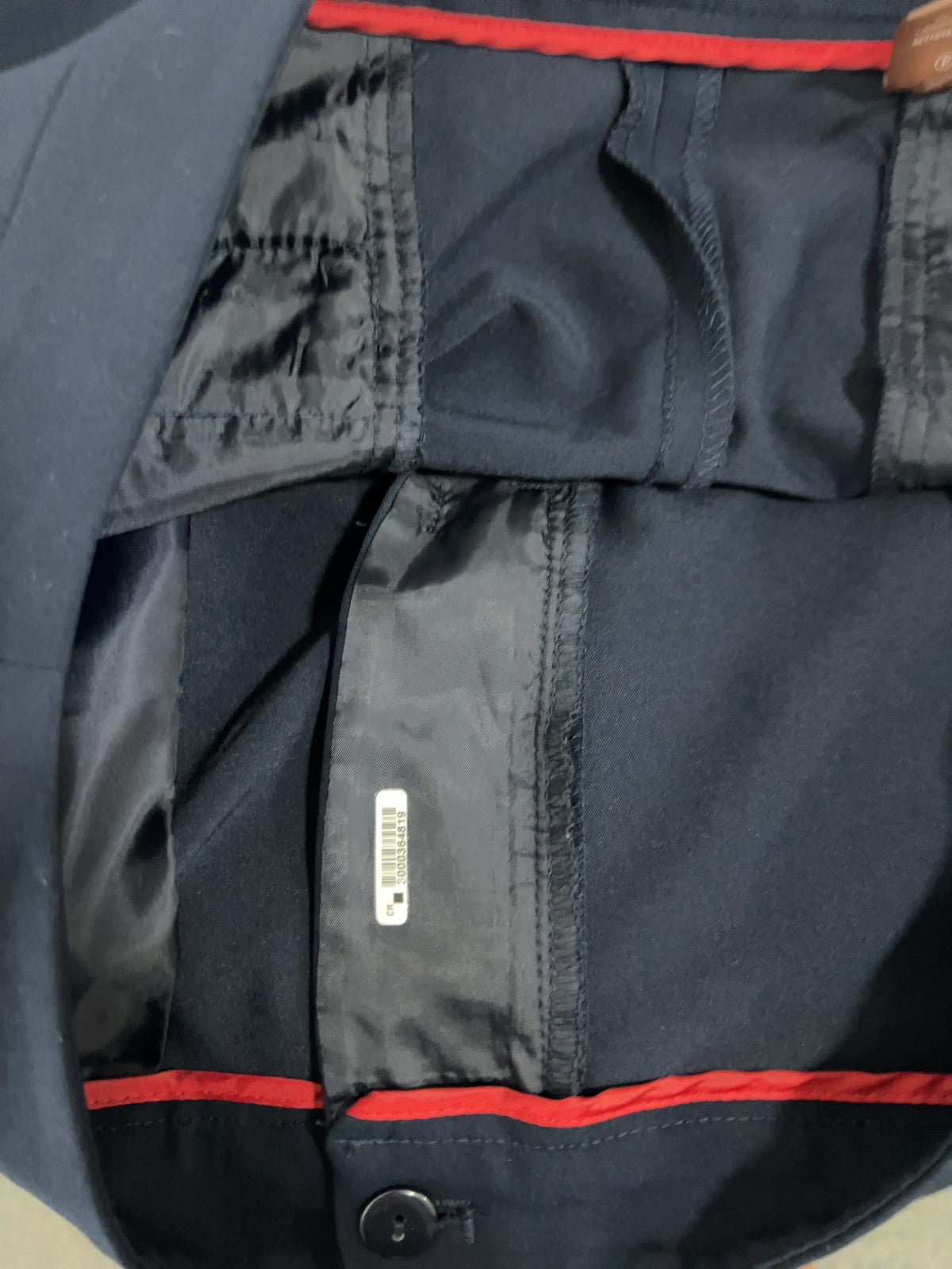 Tommy Hilfiger Navy Blue Straight Leg Flat Front Dress Pants 10
