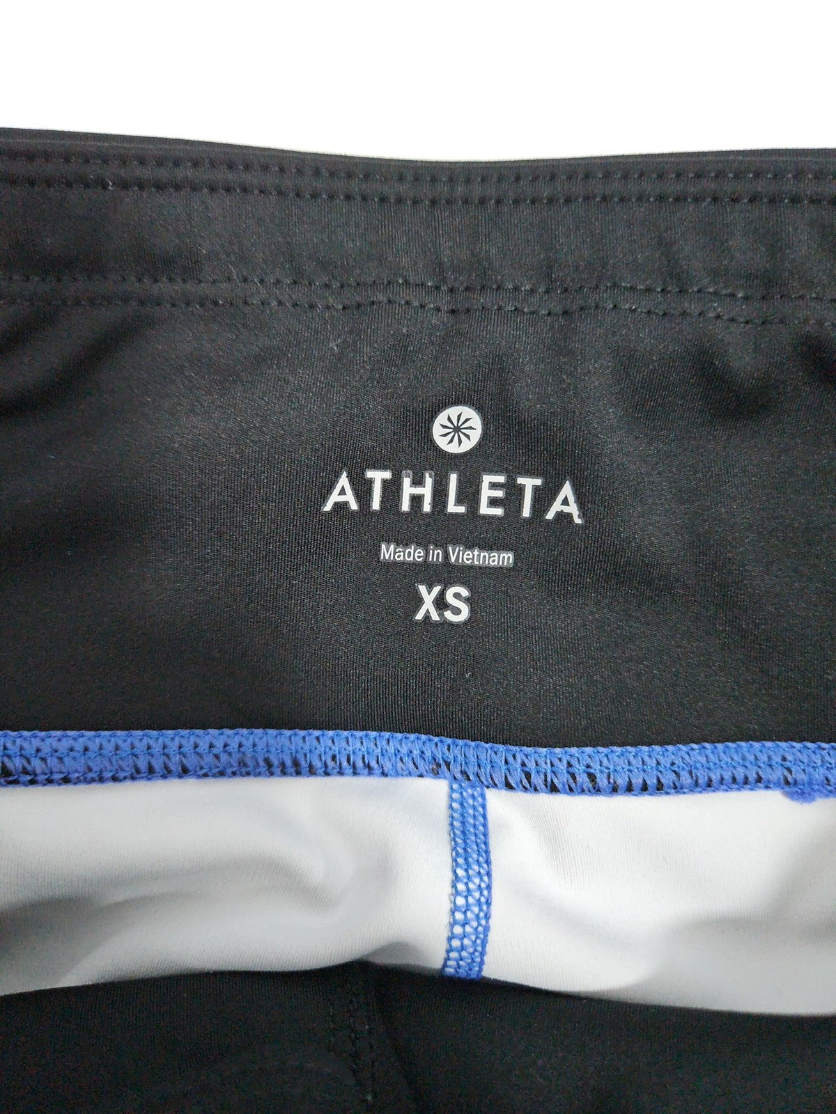Athleta Blue Red Ombre Zip Pocket Running Leggings Women's XS