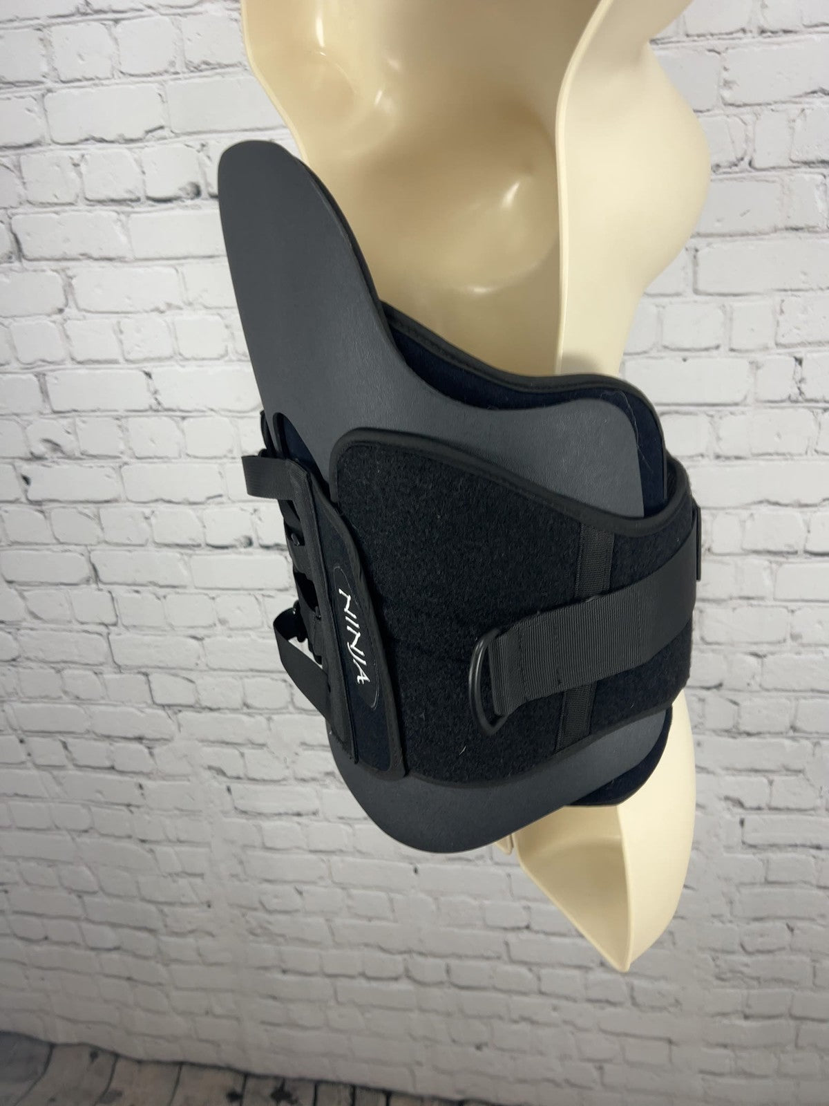 Ninja LSO Black Rigid Lumbar Sacral Orthosis Back Brace Support Adjustable
