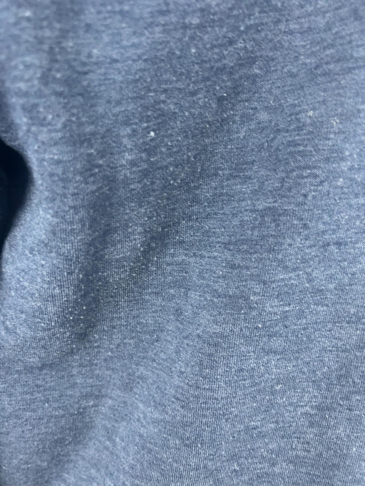 Orvis Blue Heather Quarter Zip Snap Mock Neck Pullover Sweatshirt M