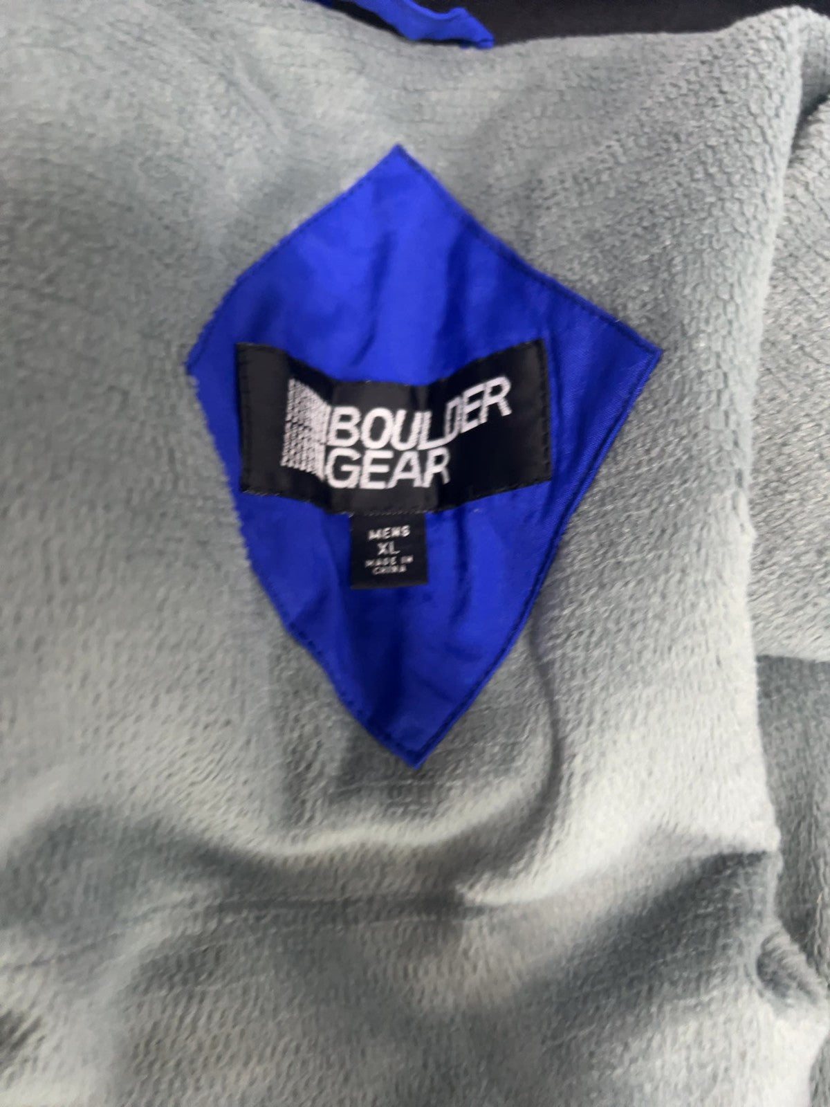 Boulder Gear Blue Gray Thinsulate Insulated One Piece Ski Snowsuit Mens XL