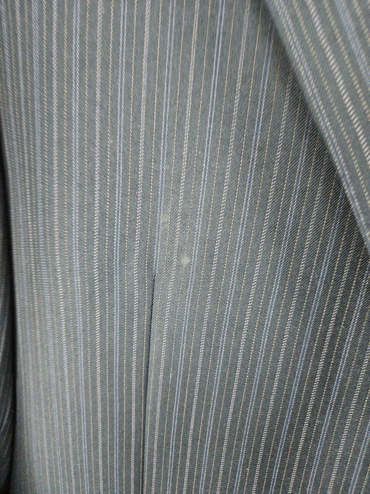 VTG Canali Charcoal Pinstripe Super 120s Wool 2 Button Blazer Sport Coat US 48R
