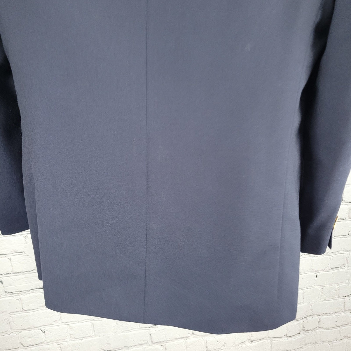 Mapelli De Milano Navy 100% Wool 2 Button Notch Blazer Sport Coat Size 37S