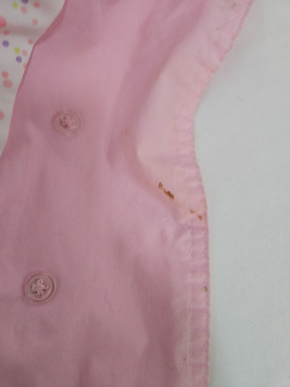 OshKosh Pink Double Breasted Belted Hooded Trench Coat Jacket Girls 6X