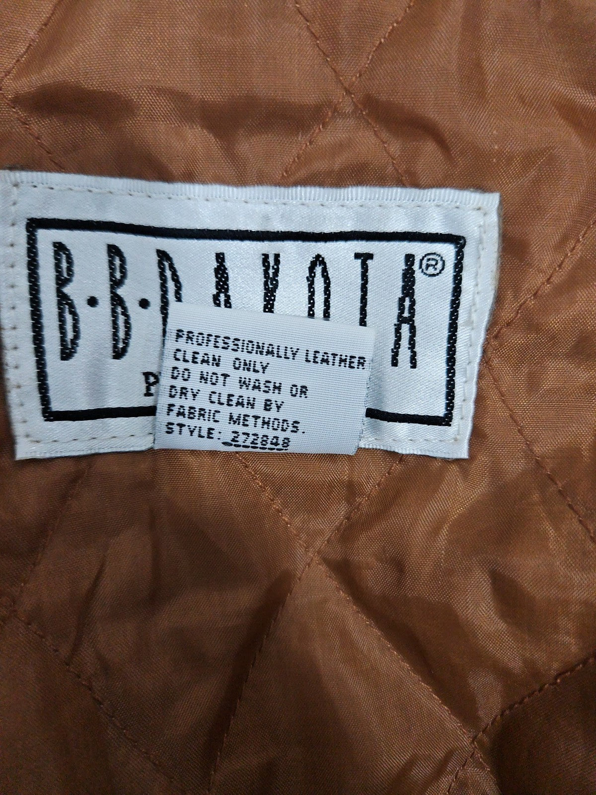 VTG BB Dakota Navy Suede Leather Hooded Drawstring Parka Jacket Womens M