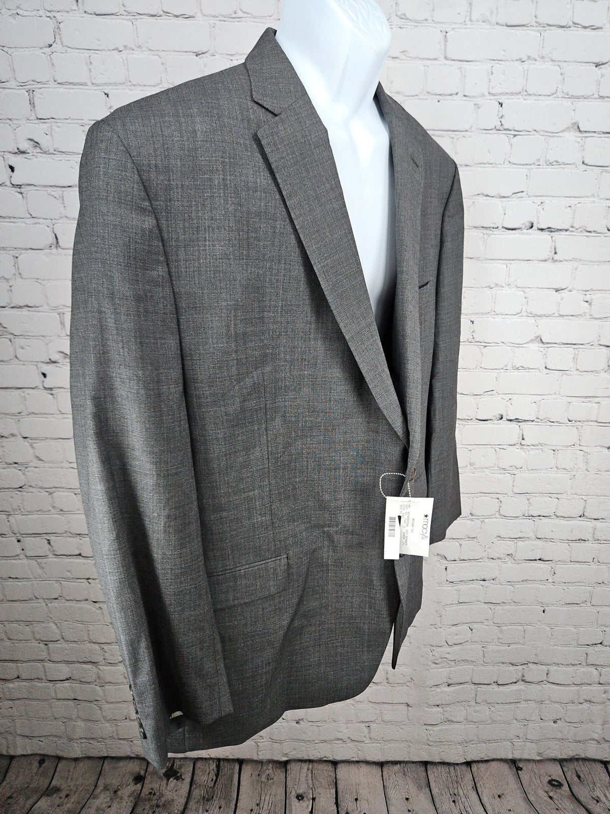 NWD Lauren Ralph Lauren Gray 100% Wool 2 Button Notch Blazer Sport Coat 50R