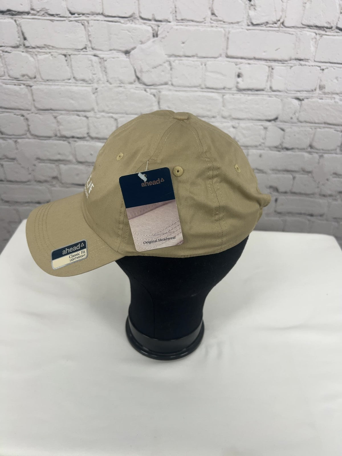 NWT Ahead Saltleaf Golf Preserve Khaki Adjustable Strapback Golf Hat One Size