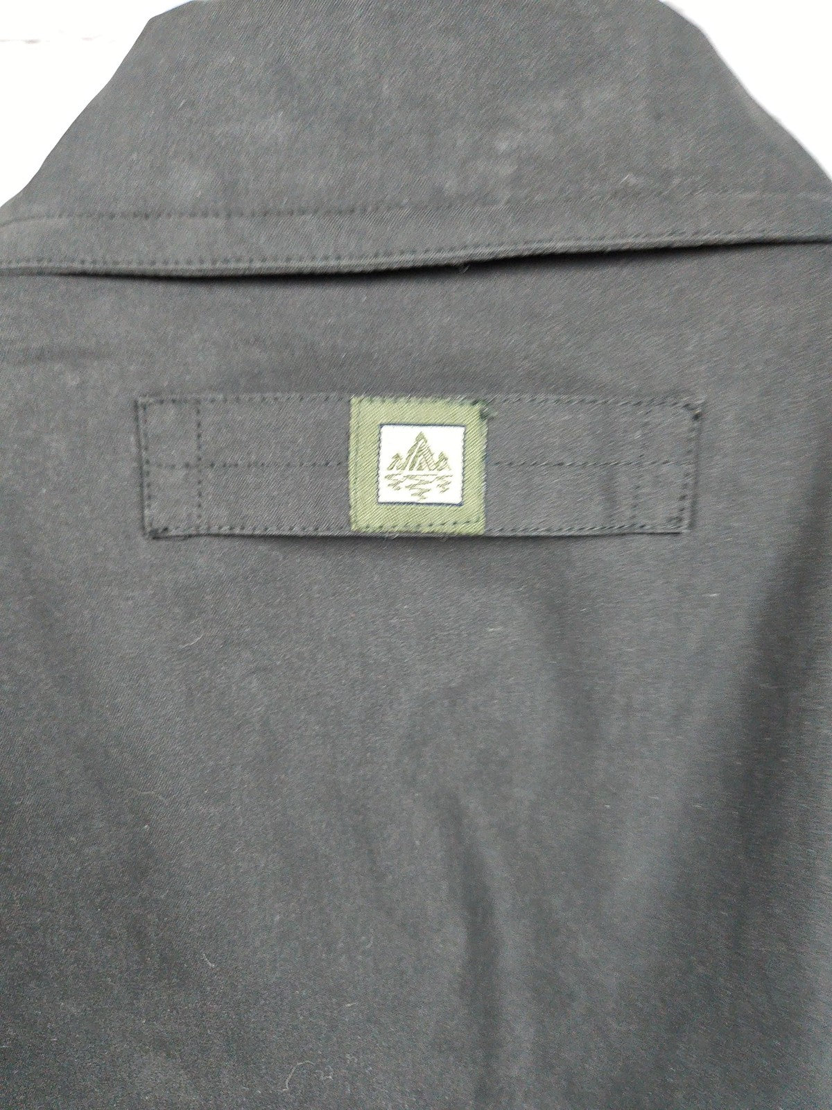 VTG Rainforest Black Quilted Puffer Lined Field Parka Coat Mens XL