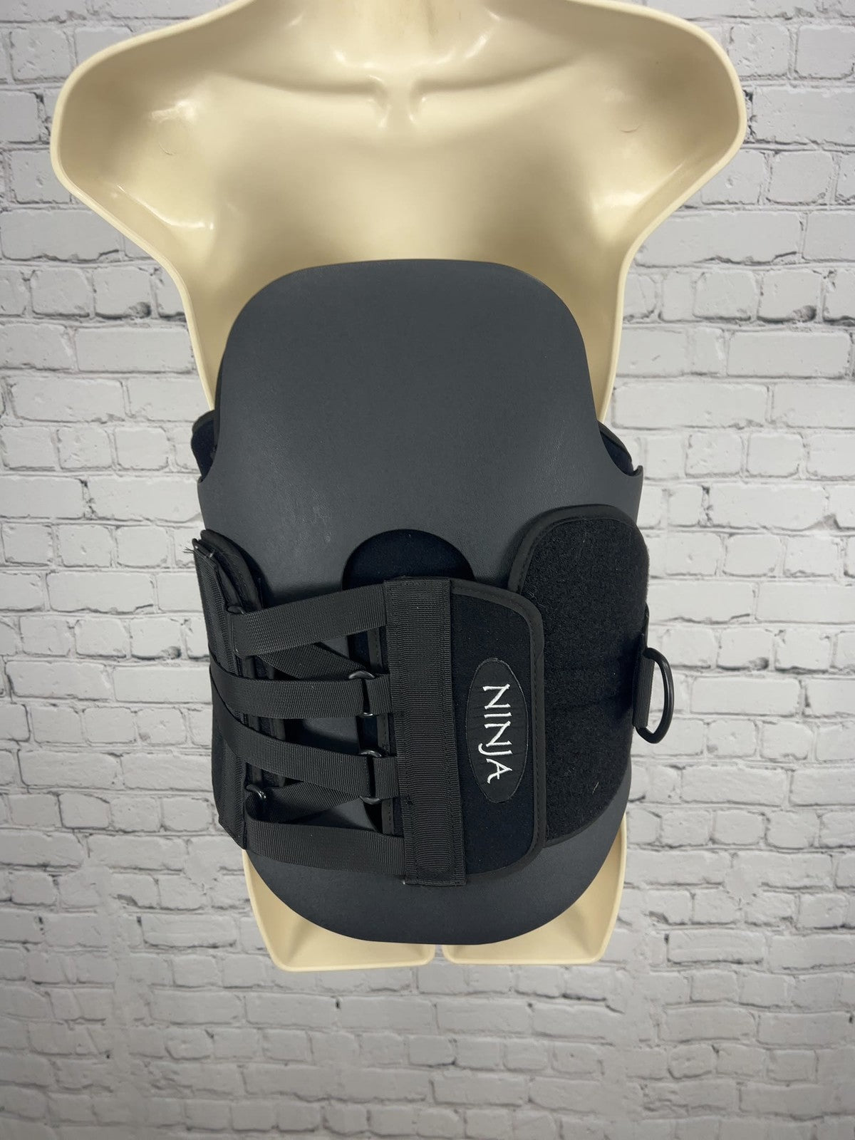 Ninja LSO Black Rigid Lumbar Sacral Orthosis Back Brace Support Adjustable
