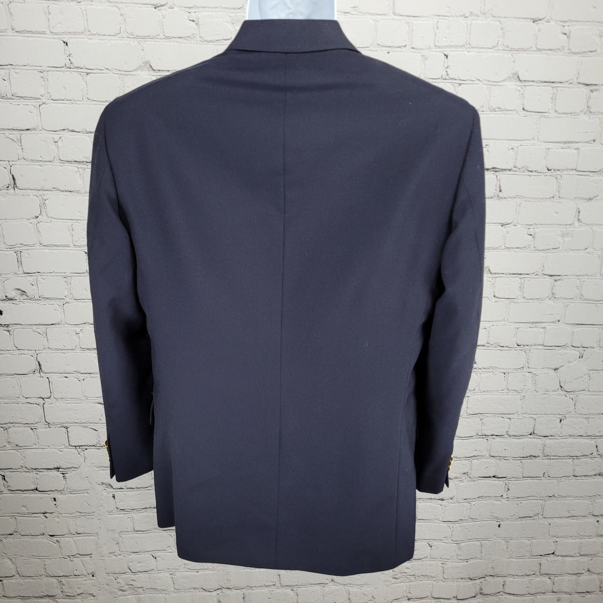 Mapelli De Milano Navy 100% Wool 2 Button Notch Blazer Sport Coat Size 37S