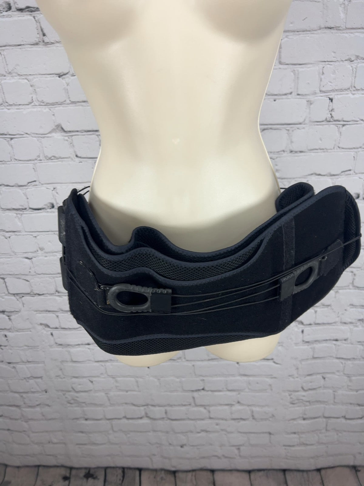BioSkin Baja Black Adjustable Pulley Lumbar Back Brace Support Size 4 XL