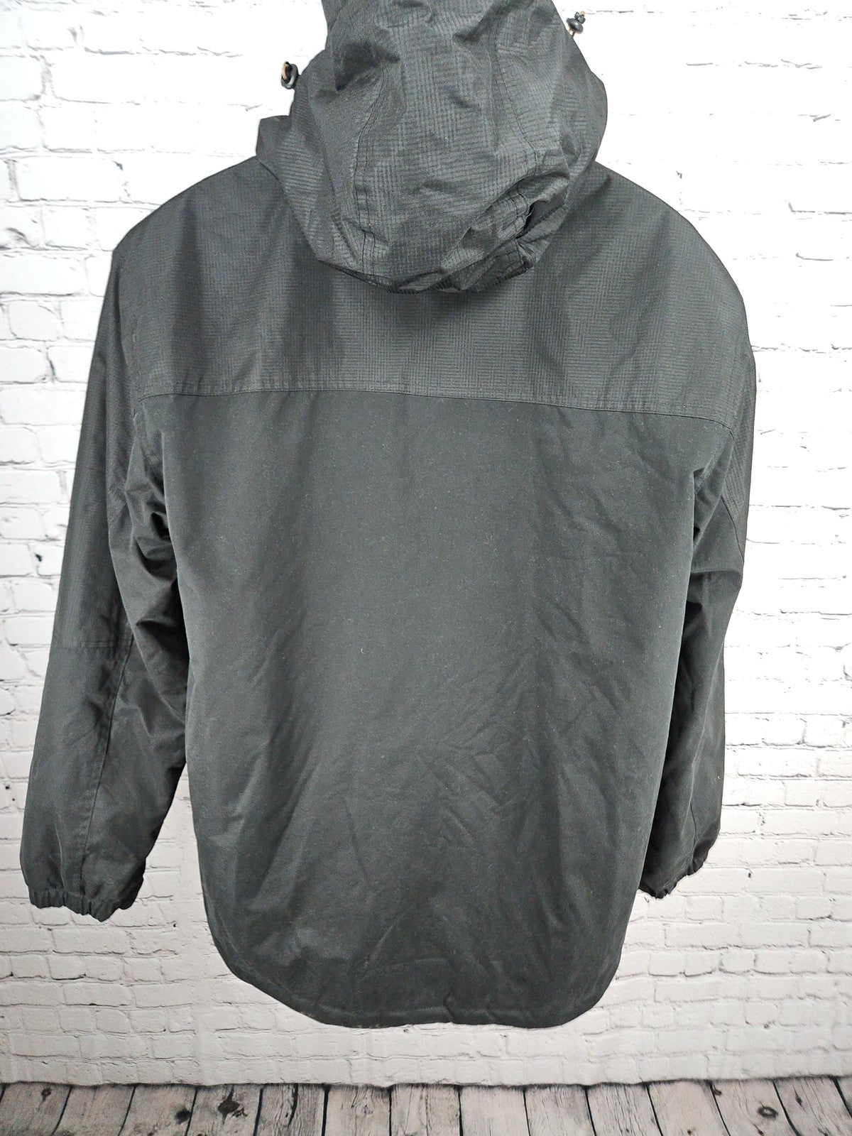 Free Country Black Hooded Insulated Flannel Lined Men's Winter Jacket L
