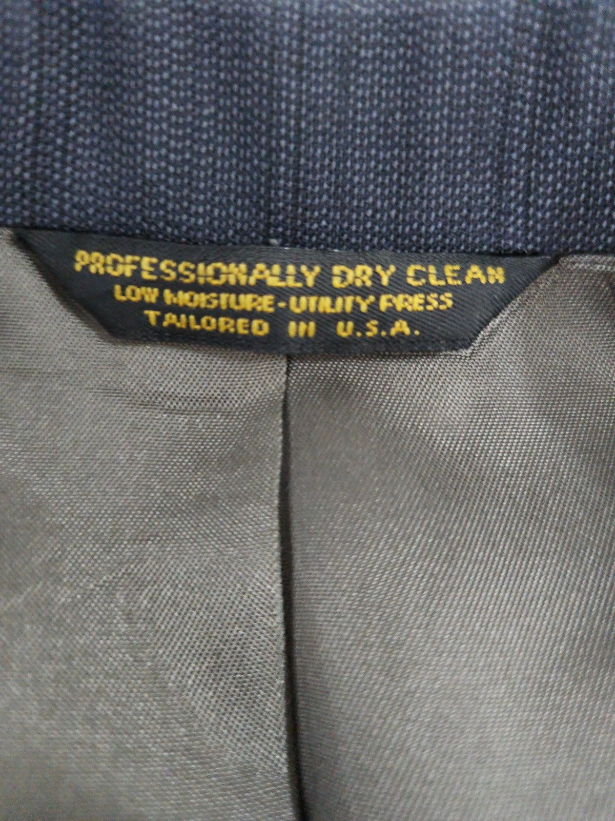 VTG Riserva Luciano Franzoni Gray Stripe Wool 2 Button Blazer Sport Coat 42R