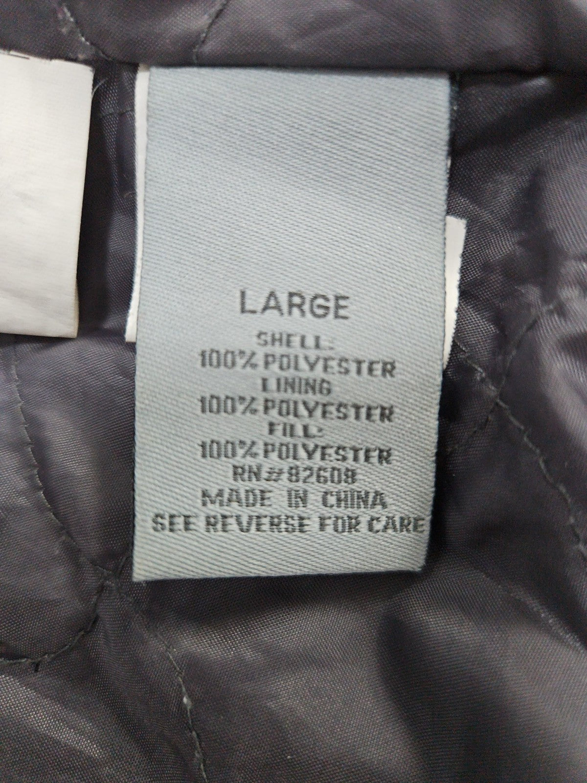 Free Country Radiance Black Gray 3 in 1 Hooded Winter Jacket Women's L