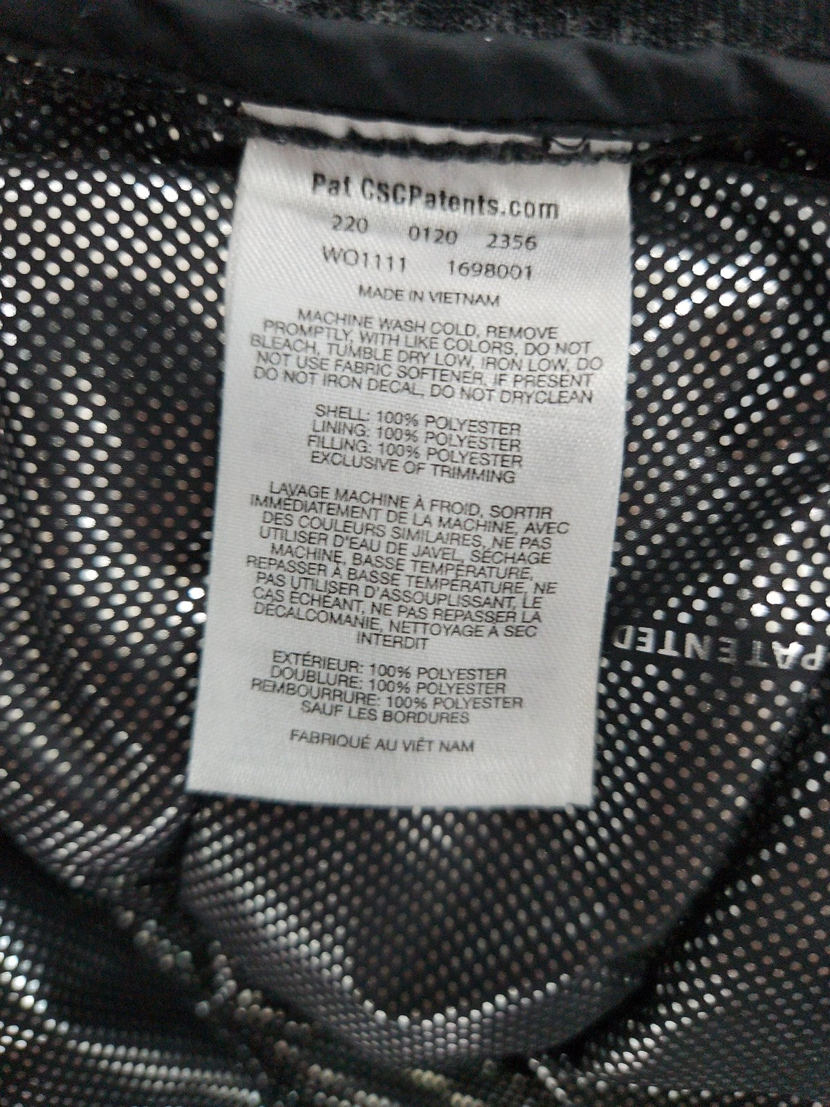 Columbia Omni-Heat Black Quilted Puffer Full Zip Jacket Men's XL