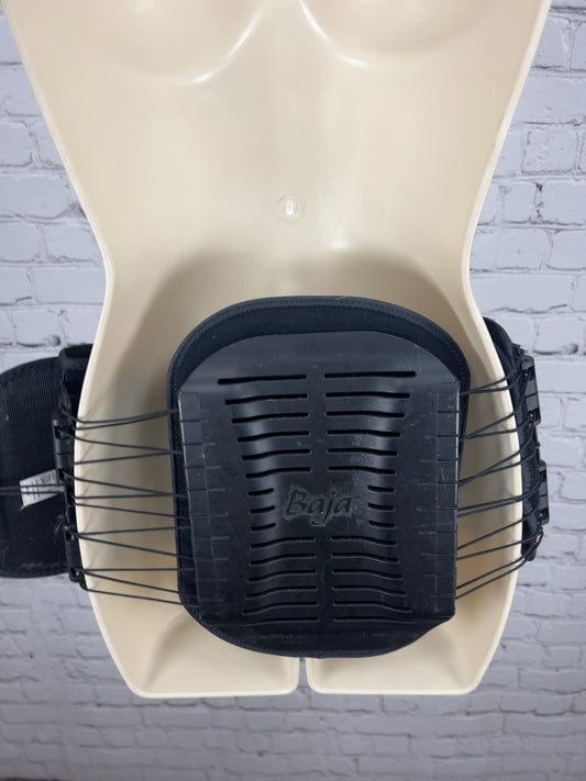 BioSkin Baja Black Adjustable Pulley Lumbar Back Brace Support Size 4 XL
