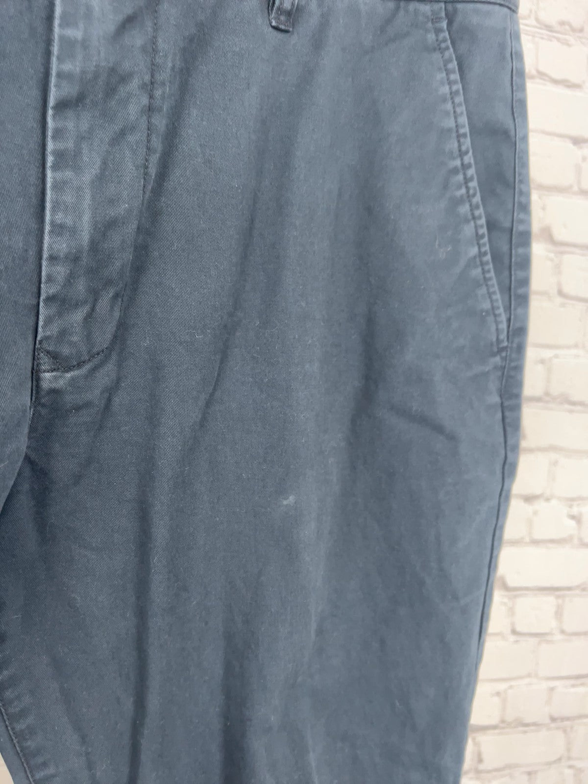 Bonobos Navy Chino Flat Front Athletic Fit Tapered Pants 36/32