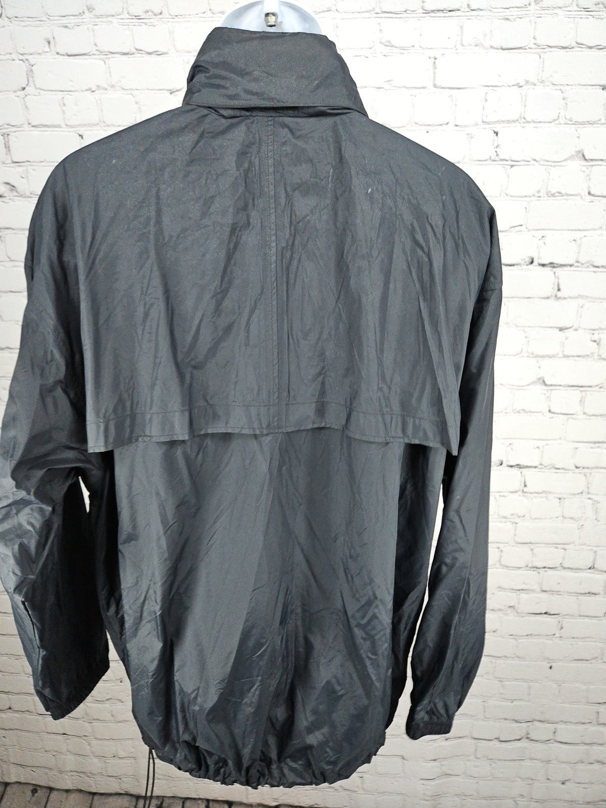 VTG Nike Team Missouri Tigers Black Full Zip Windbreaker Jacket Men's XL