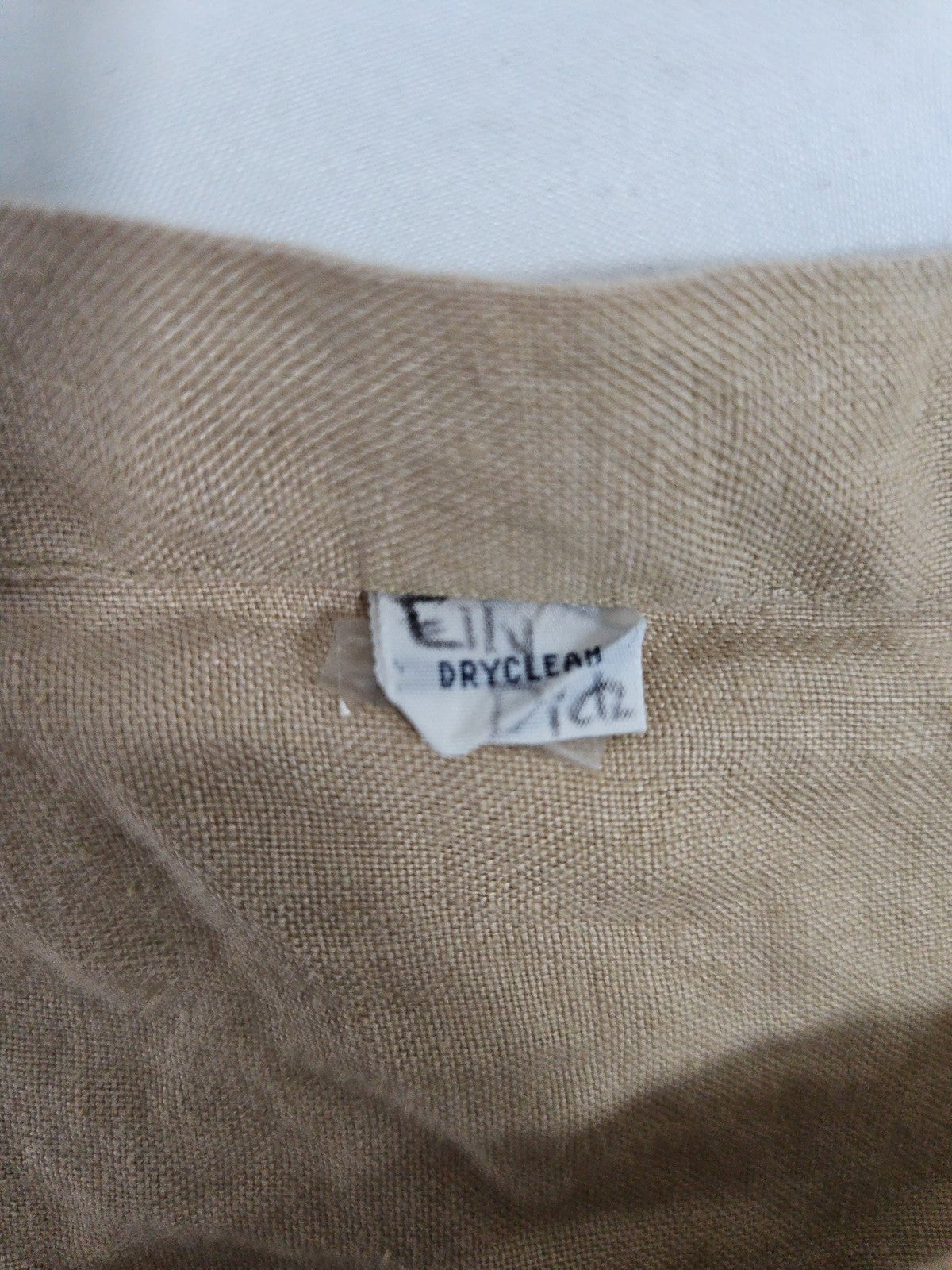 VTG Polo Ralph Lauren Whitfield Tan 100% Linen Two Pocket Button Up Shirt XL