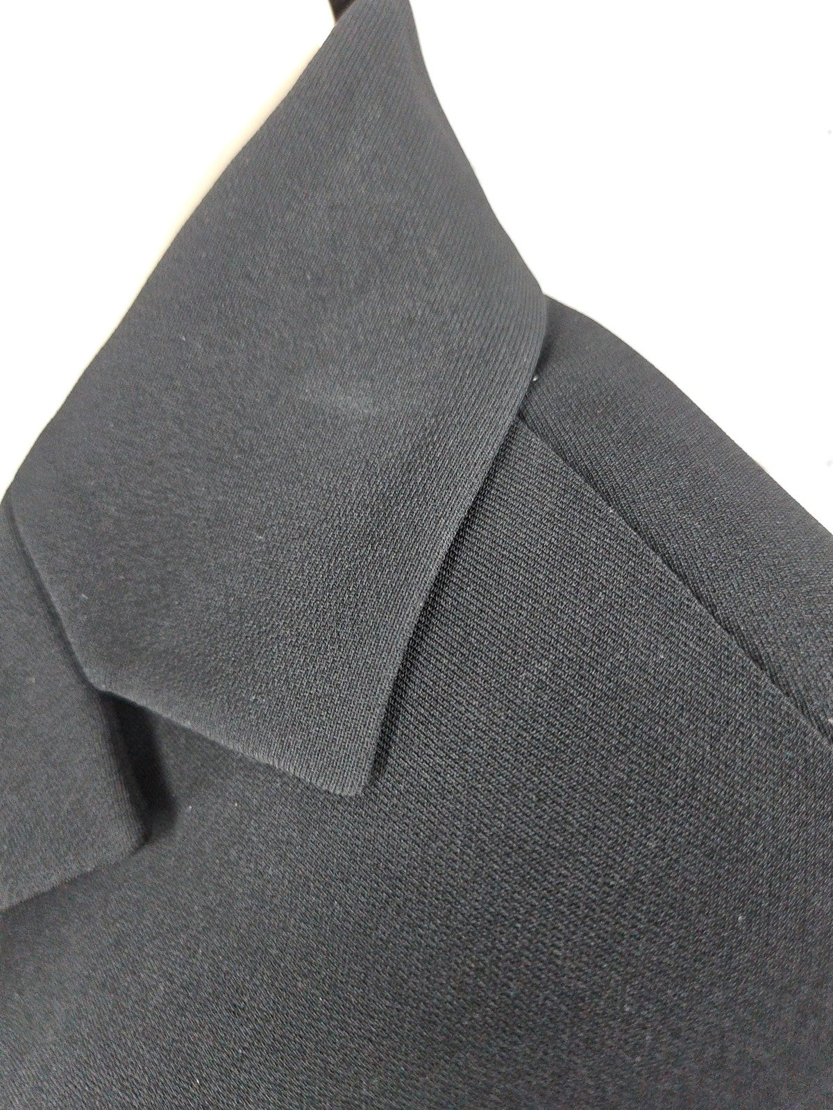 VTG Ann Taylor Black Triacetate 3 Button Notch Collar Lined Blazer 8