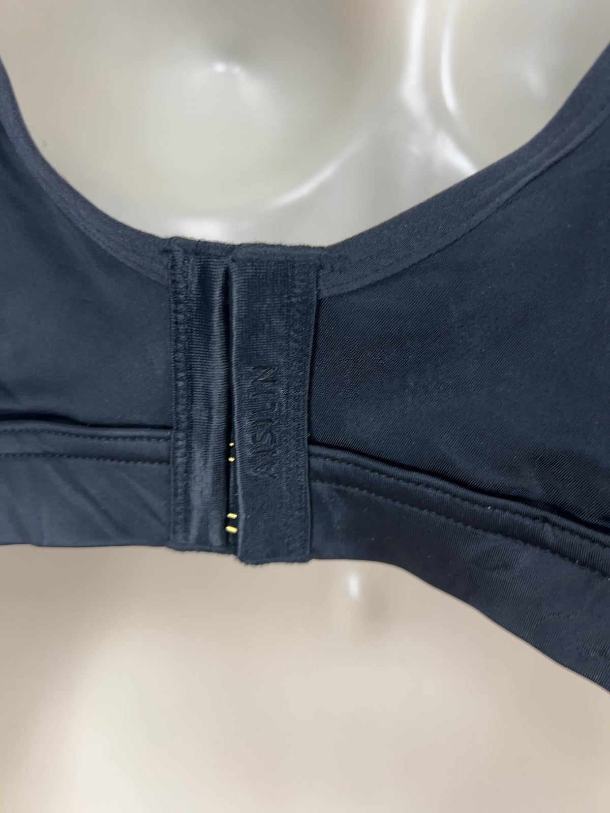 NWT Aisilin Black Front Closure Wireless Full Coverage Posture Support Bra 36E