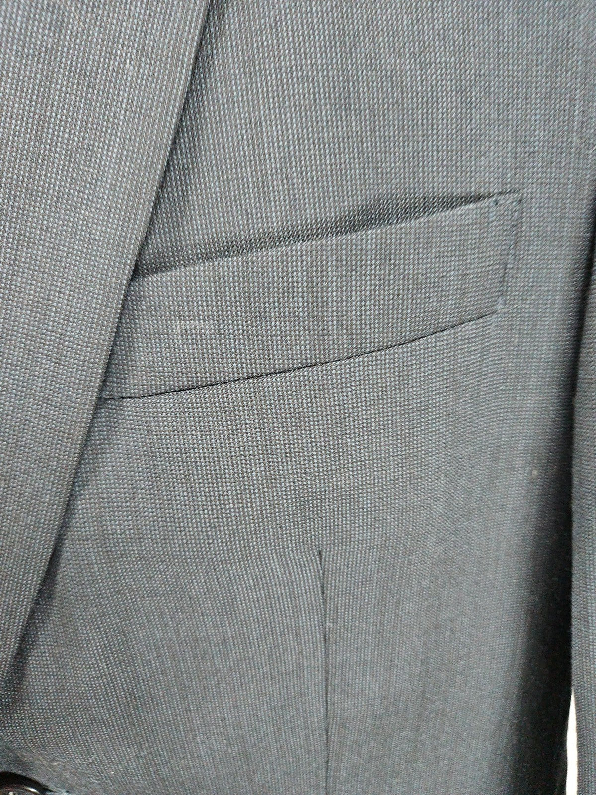 Jos A Bank Navy Nailhead 100% Wool Slim Fit 2 Button Blazer Sport Coat 39R