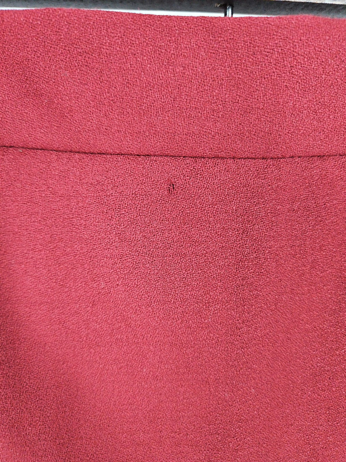 NWD VTG Liz Claiborne Collection Red 100% Merino Wool Lined Pencil Skirt 8